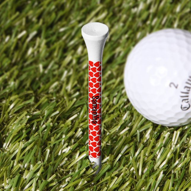 Heart Design Golf Tee (Grass)