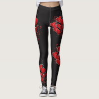 Heart Design Leggings