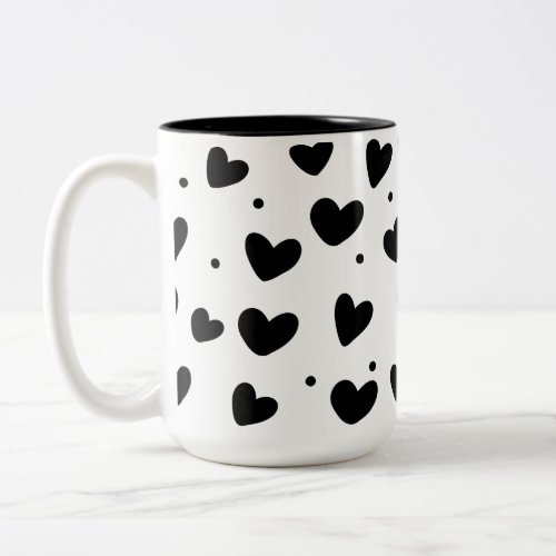 Heart Design Mug _ Perfect for Spreading Love 