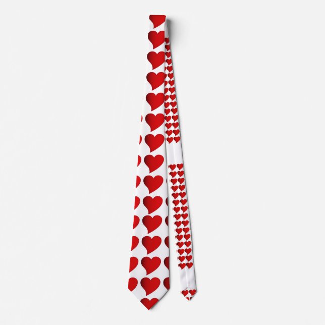 Heart Design Neck Tie (Front)