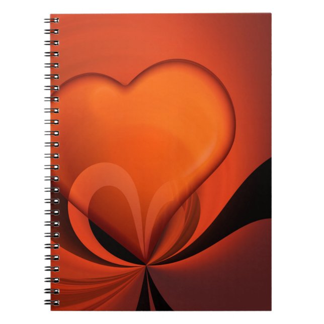 Heart Design Notebook (Front)