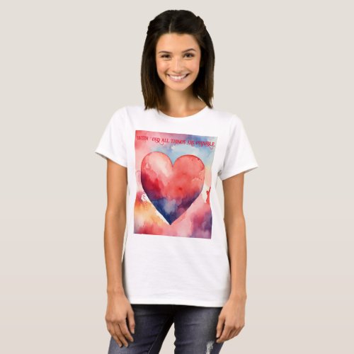 Heart Design T_Shirt