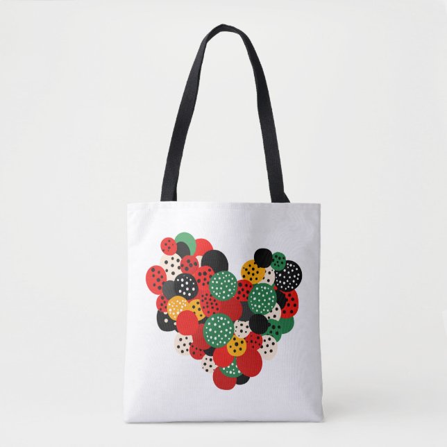 Heart Design Tote Bag: Carry Love Everywhere Bag (Front)
