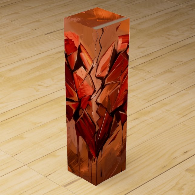 Heart Designed Wine Box (Front)