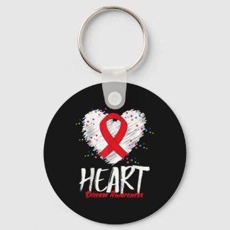 Heart Disease Awareness _2 Keychain