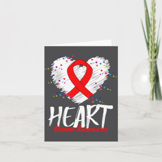 Heart Disease Awareness  Card (Front)