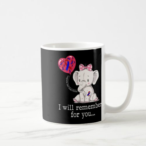 Heart Disease Awareness Elephant  Coffee Mug