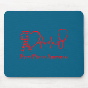 Heart Disease Awareness Go Red In February Health  Mouse Pad