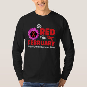 heart disease awareness Heart Attack  3 T-Shirt