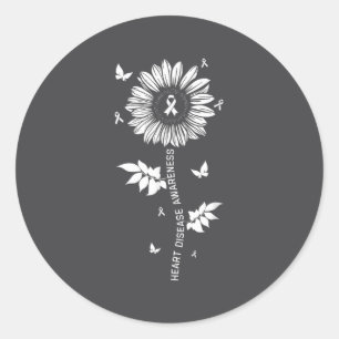 Heart Disease Awareness Month  Classic Round Sticker