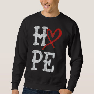 Heart Disease Awareness Month Hope Vintage Heart H Sweatshirt