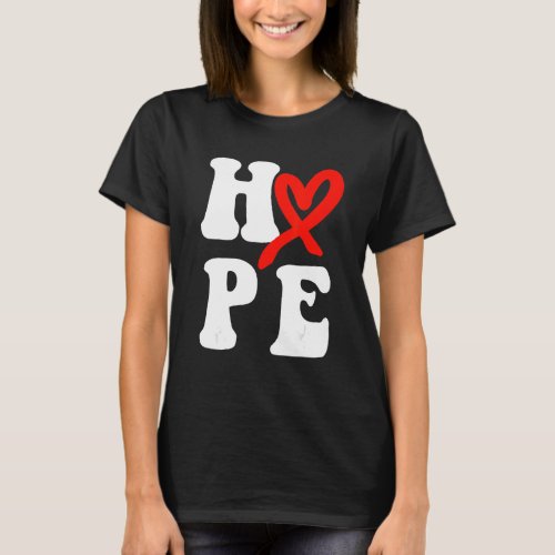 Heart Disease Awareness Month Hope Vintage Heart H T_Shirt