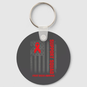 Heart Disease Awareness Month Open Heart Diseases  Keychain