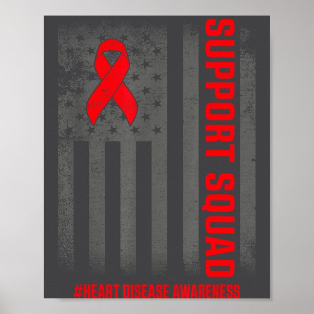 Heart Disease Awareness Month Open Heart Diseases  Poster (Front)