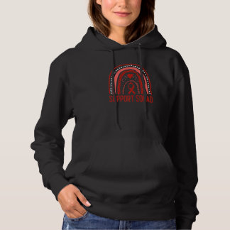 Heart Disease Awareness Month Support Squad Heart  Hoodie