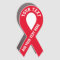 Heart Disease Awareness Red Ribbon