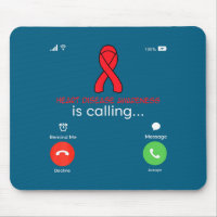 Heart Disease Awareness Red Ribbon Heart Attack Su