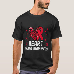 Heart Disease Awareness Shirt Chd Wear Red