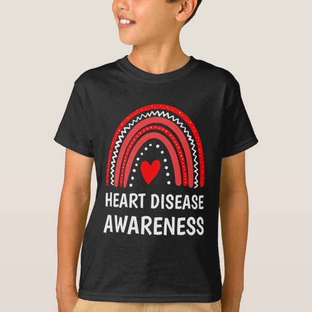 Heart Disease Awareness  T-Shirt (Front)