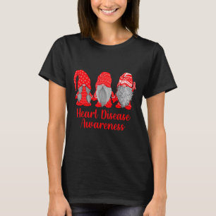 Heart Disease Awareness Wear Red In February Famil T-Shirt