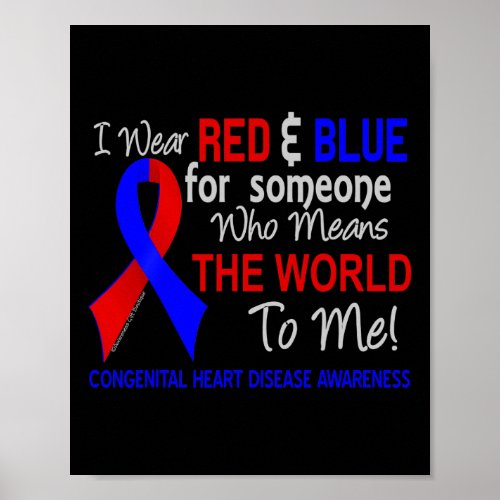 Heart Disease Chd Means World To Me  Poster