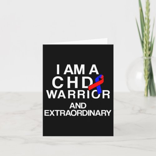 Heart Disease Defect Survivor Chd Warrior 2  Card