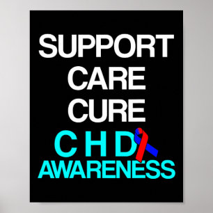 Heart Disease Defect Survivor Chd Warrior 3 Poster