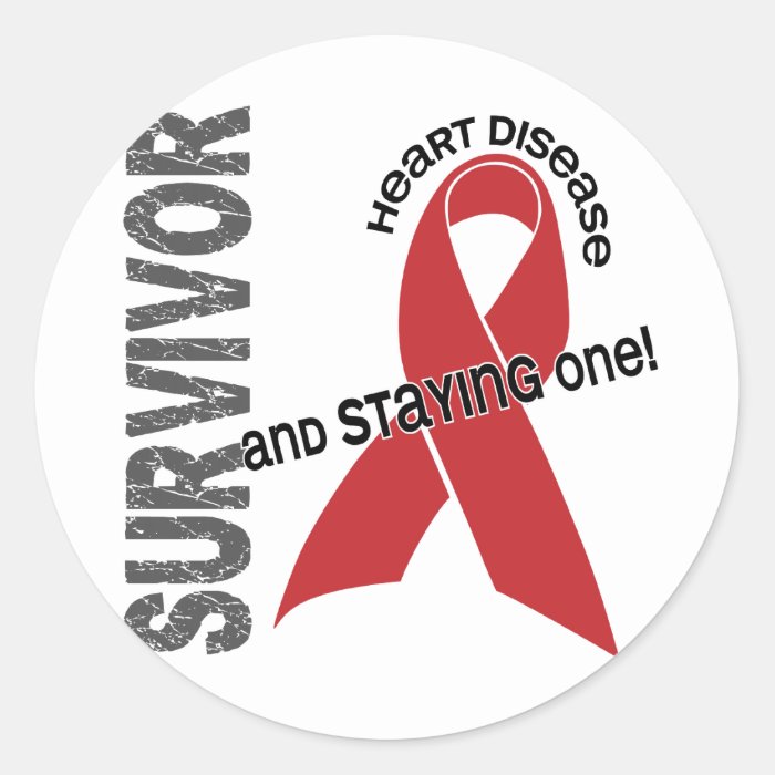 Heart Disease Survivor Sticker
