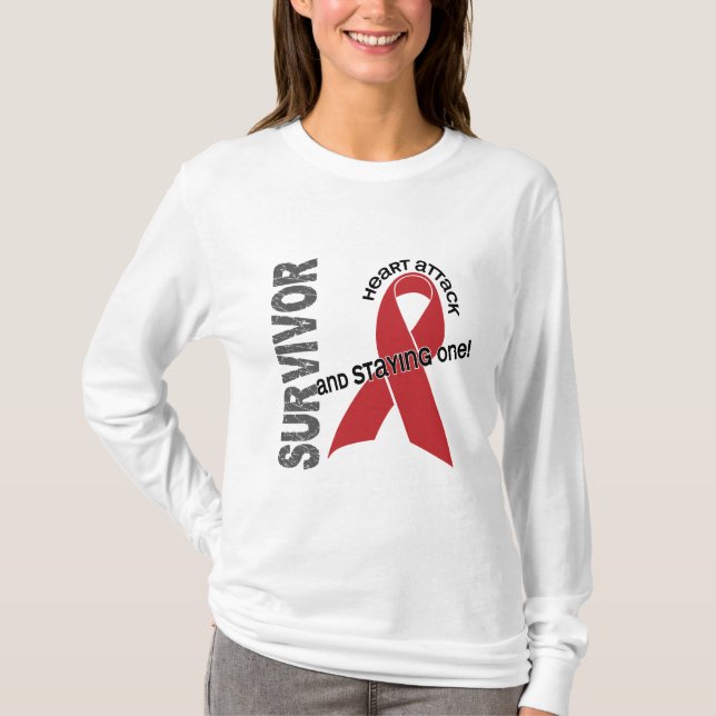 Heart Disease Survivor T-Shirt (Front)