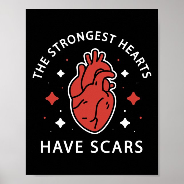 Heart Disease Warrior Chd Awareness  Poster (Front)