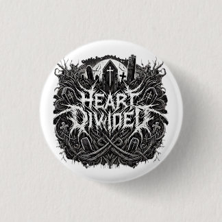 Heart Divided - Graveyard Logo Pin