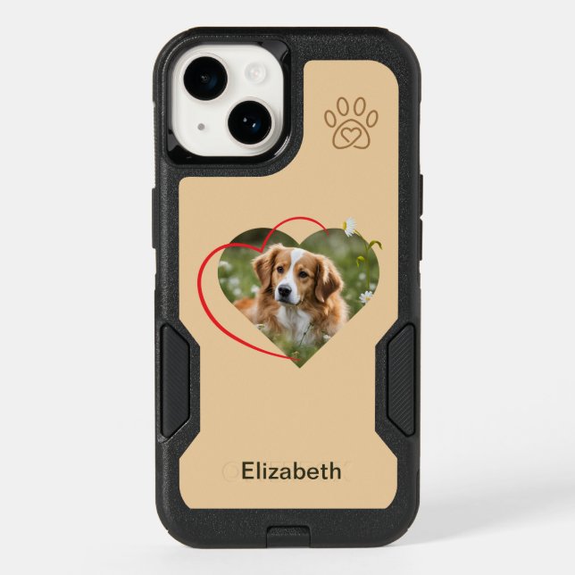 Heart Dog Otterbox Case (Back)