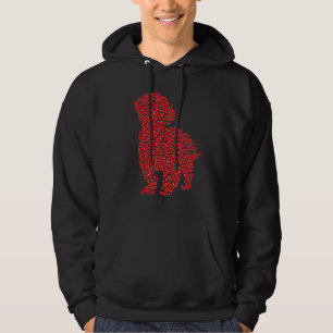 Heart Dog Shih Tzu Puppy Valentines Day Hoodie