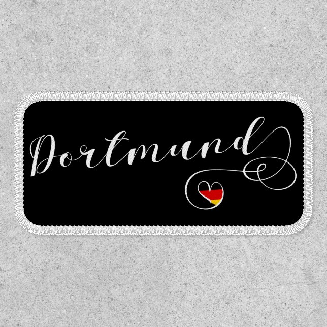 Heart Dortmund, North Rhine-Westphalia, Germany Patch (Front)