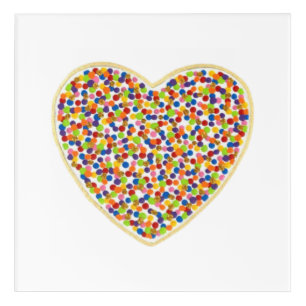 Heart Dots 12 x 12 Acrylic Wall Art