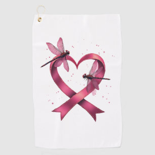 Heart Dragonflies Men Women Kid Golf Towel