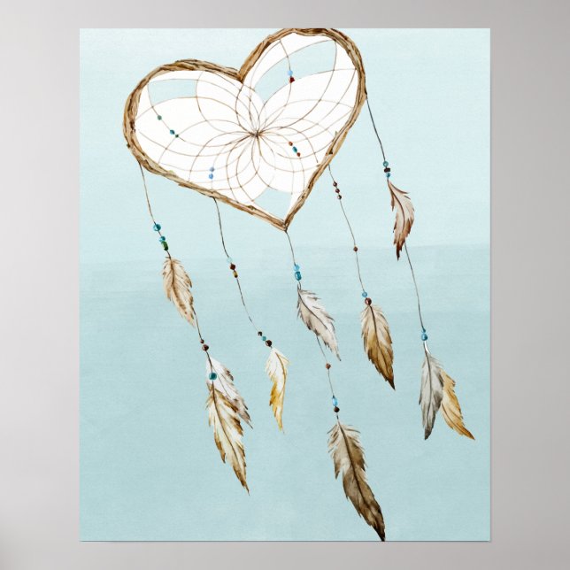 Heart Dream Catcher Poster (Front)