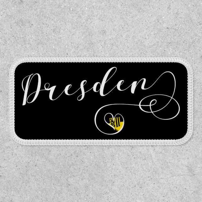 Heart Dresden, Saxony, Germany Patch (Front)