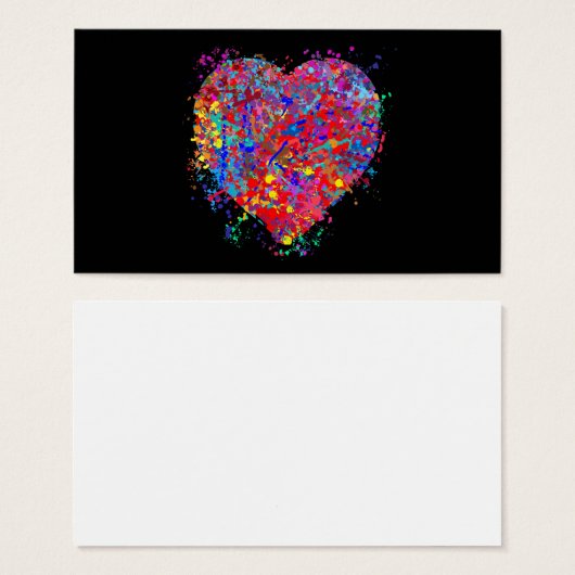 Heart, Drip Art (Front & Back)