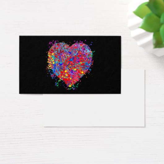 Heart, Drip Art (Desk)