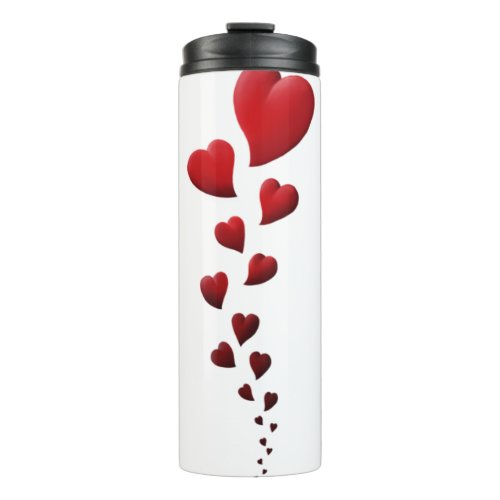 Heart Dsign Valentine Day Gift Gift for BF GF Thermal Tumbler