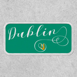 Heart Dublin Hoodie, Ireland, Irish Patch