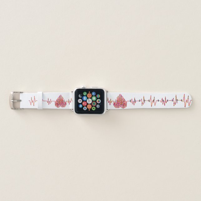 Heart EKG Band for Apple watch (Front)
