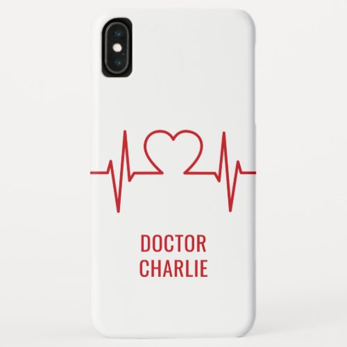 Heart EKG custom name  color phone cases