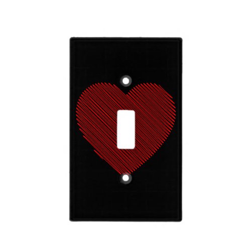 Heart _ Emo _ Goth _ Light Switch Cover