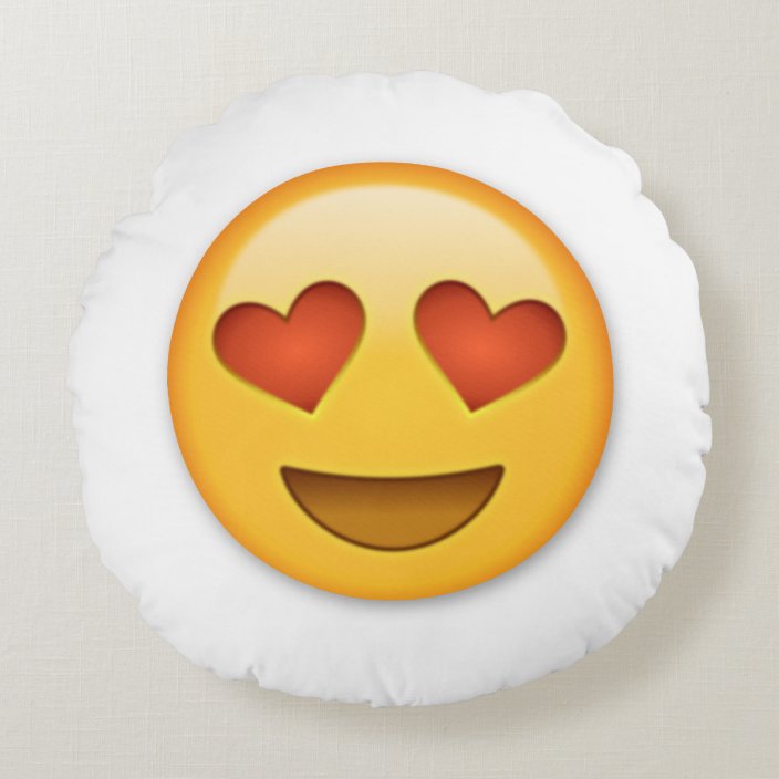 heart emoji pillow