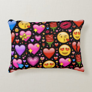 heart emoji pillow