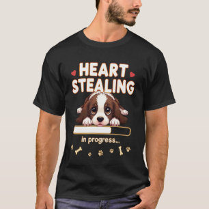 Heart English Springer Spaniel Dog Funny Gift Spri T-Shirt