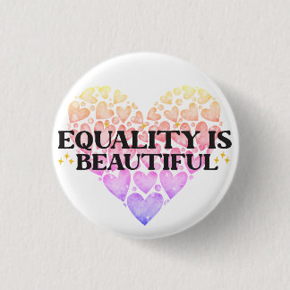 Heart Equality  Button