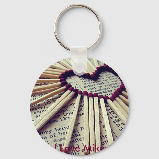 Heart Eternal Love Keychain (Front)